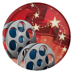 Gebaksbordjes Hollywood filmrol 8 stuks Op is Op