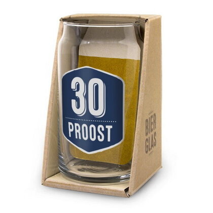 Bierglas 30 jaar proost