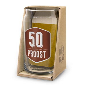 Bierglas 50 jaar proost