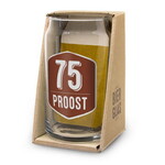 Bierglas 75 jaar proost