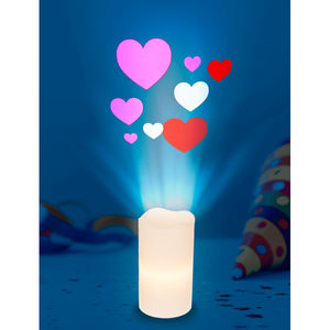 Projector met verwisselbare afbeeldingen Op is Op