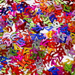 Confetti glitter 21 jaar