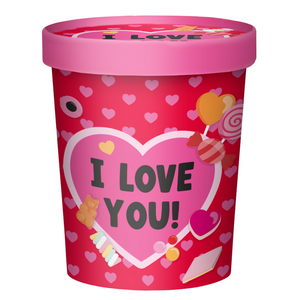 Candy Surprise bucket I love you