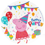 Peppa Pig Party Kartonnen Bordjes 23 cm 8 stuks