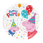 Gebaksbordjes Peppa Pig Party 8 stuks