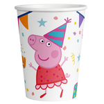 Bekertjes Peppa Pig Party 8 stuks