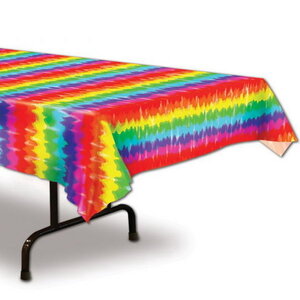 Tafelkleed 70-80's Party 137cm x 274cm Op is Op