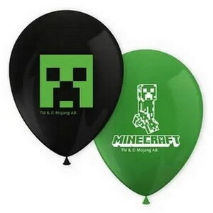 Ballonnen Minecraft 8 stuks