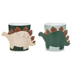 Dinosaurus Glas Wikkels 6 stuks Op is Op