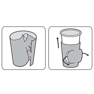 Dinosaurus Glas Wikkels 6 stuks Op is Op