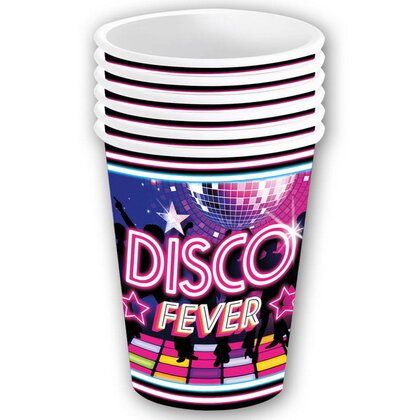 Bekertjes Disco Fever 6 stuks