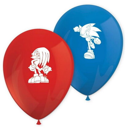 Ballonnen Sonic 8 stuks