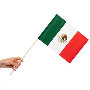 Globos Zwaaivlag Papier Mexico 10 stuks Op is Op
