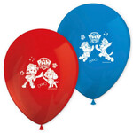 Ballonnen Paw Patrol rood blauw 8 stuks