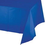 Tafelkleed donkerblauw stevig plastic