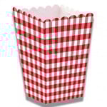 Snackbakjes Picknick rood wit 12 stuks