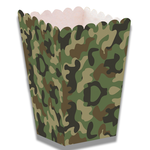 Snackbakjes camouflage 12 stuks