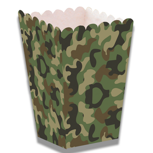 Snackbakjes camouflage 5 stuks