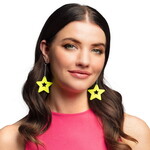 Oorbellen Eighties en Nineties Neon Stars Op is Op