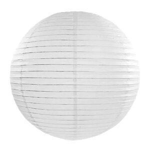 Party Lampion wit LUXE 25cm Op is Op