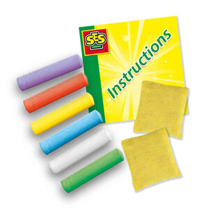 SES Stoepkrijt spellen Op is Op