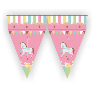 Vlaggenlijn Kermis Draaimolen 3 meter Op is Op