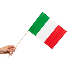 Zwaaivlaggetjes Italië papier 10 stuks