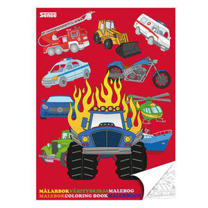 Kleurboek Voertuigen Op is Op