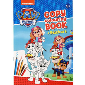 Kleurboek Paw Patrol met stickers