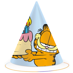 Feesthoedjes Garfield 6 stuks Op is Op