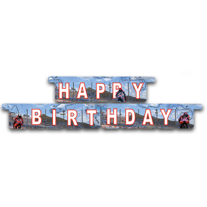 Letterslinger Motor Grand Prix Happy Birthday