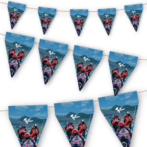 Vlaggenlijn Motor Grand Prix 3 meter Op is Op