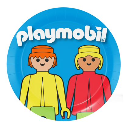 Gebaksbordjes Playmobil 8 stuks