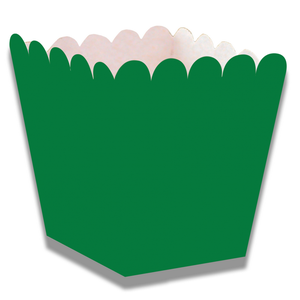 Snackbakjes mini donkergroen 12 stuks