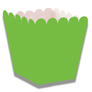 Snackbakjes mini lichtgroen 12 stuks