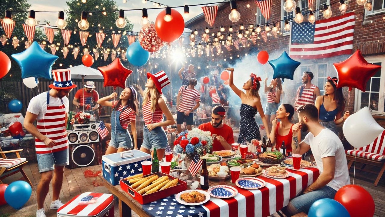 USA themafeest versiering USA themafeest versiering