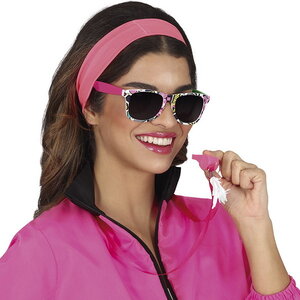 Fluitje aan koord roze Op is Op