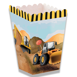 Snackbakjes Bouwauto's 12 stuks