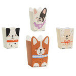 Snack en Popcorn bakjes Hondjes 6 stuks Op is Op