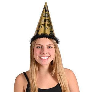 Feesthoed Happy New Year volwassen Op is Op