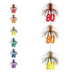 Hangdecoratie Fireworks 80 jaar