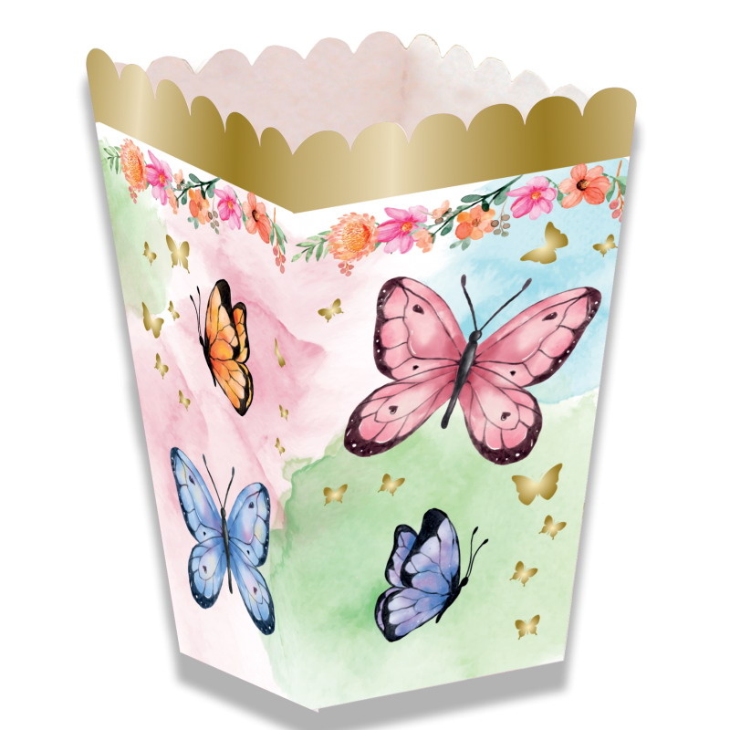 101 stuks vlinders verjaardagsfeestservies, vlinder-papieren