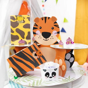 Weggeef zakjes Jungle en Safari 4 stuks