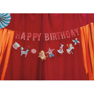 Slinger Circus Happy Birthday 210cm