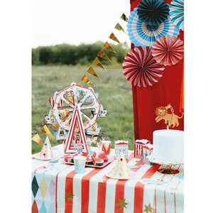 Reuzenrad met snackbakjes 48cm x 50cm Op is Op