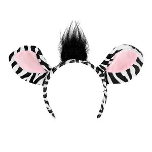 Zebra set met oortjes en staart Op is Op