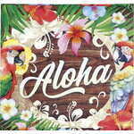 Servetten Aloha met bloemen 20 stuks Op is Op