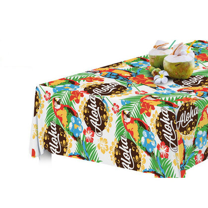Tafelkleed Aloha met bloemen 137cm x 274cm