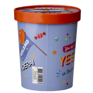 Candy Surprise bucket Hoppatee Geslaagd Op is Op