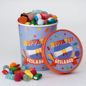 Candy Surprise bucket Hoppatee Geslaagd Op is Op